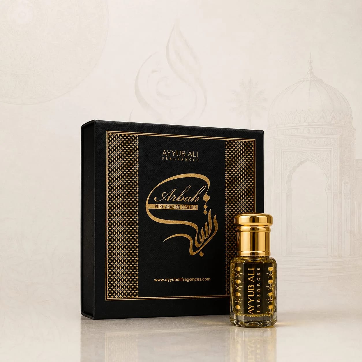 Arbab, in its bottle.