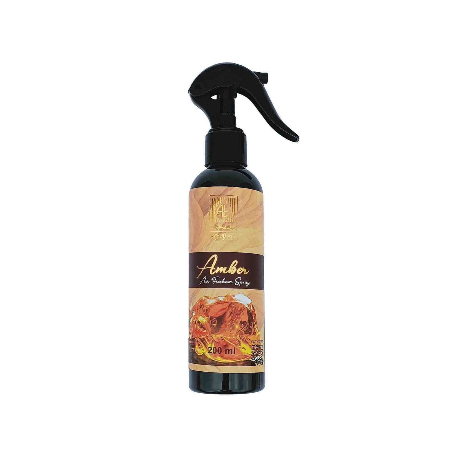 Amber Premium Air Freshner, in its bottle.