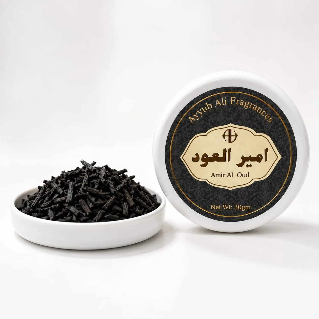 Bakhoor Ameer Al Oud, in its bottle.