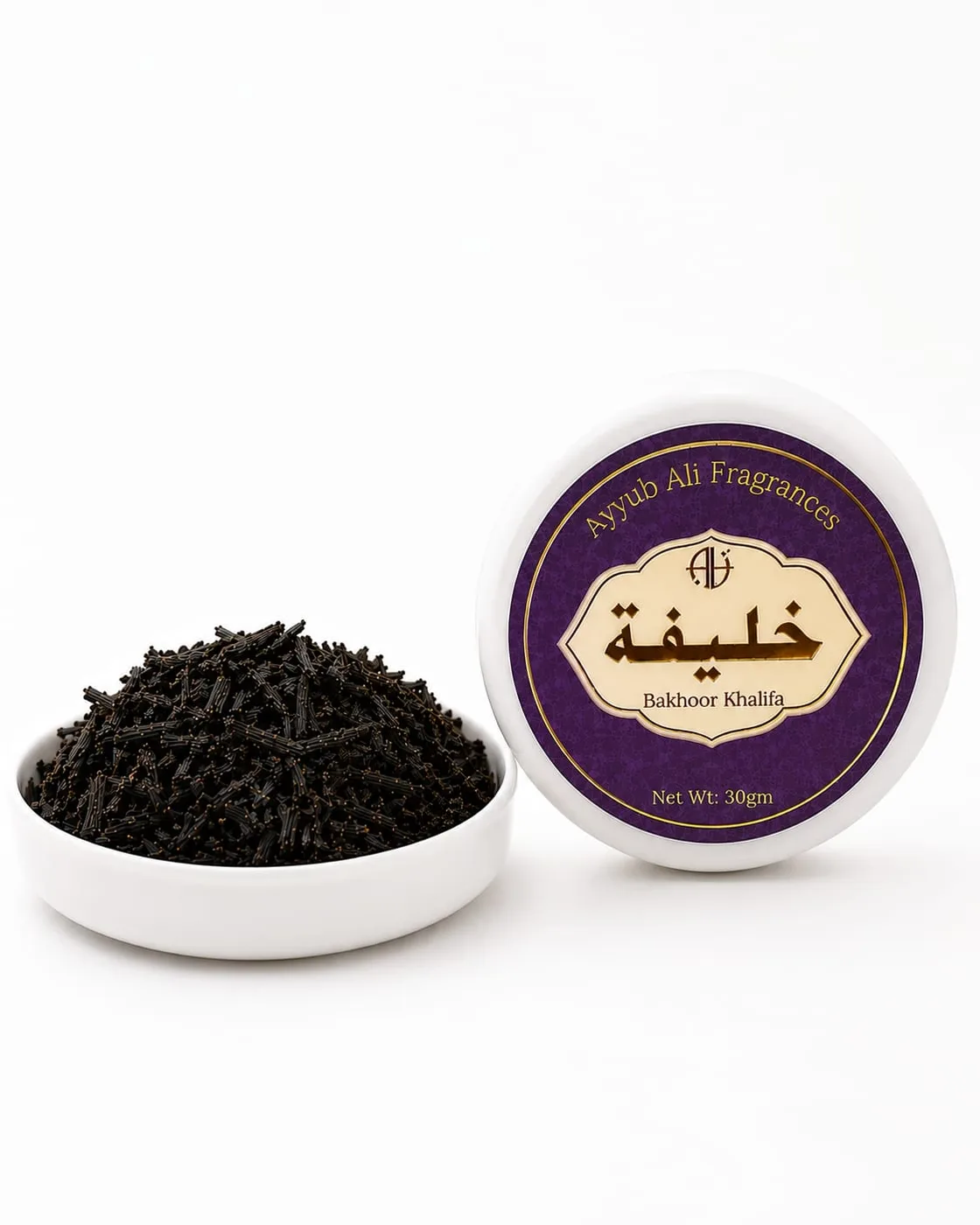 Bakhoor Khalifa, in its bottle.