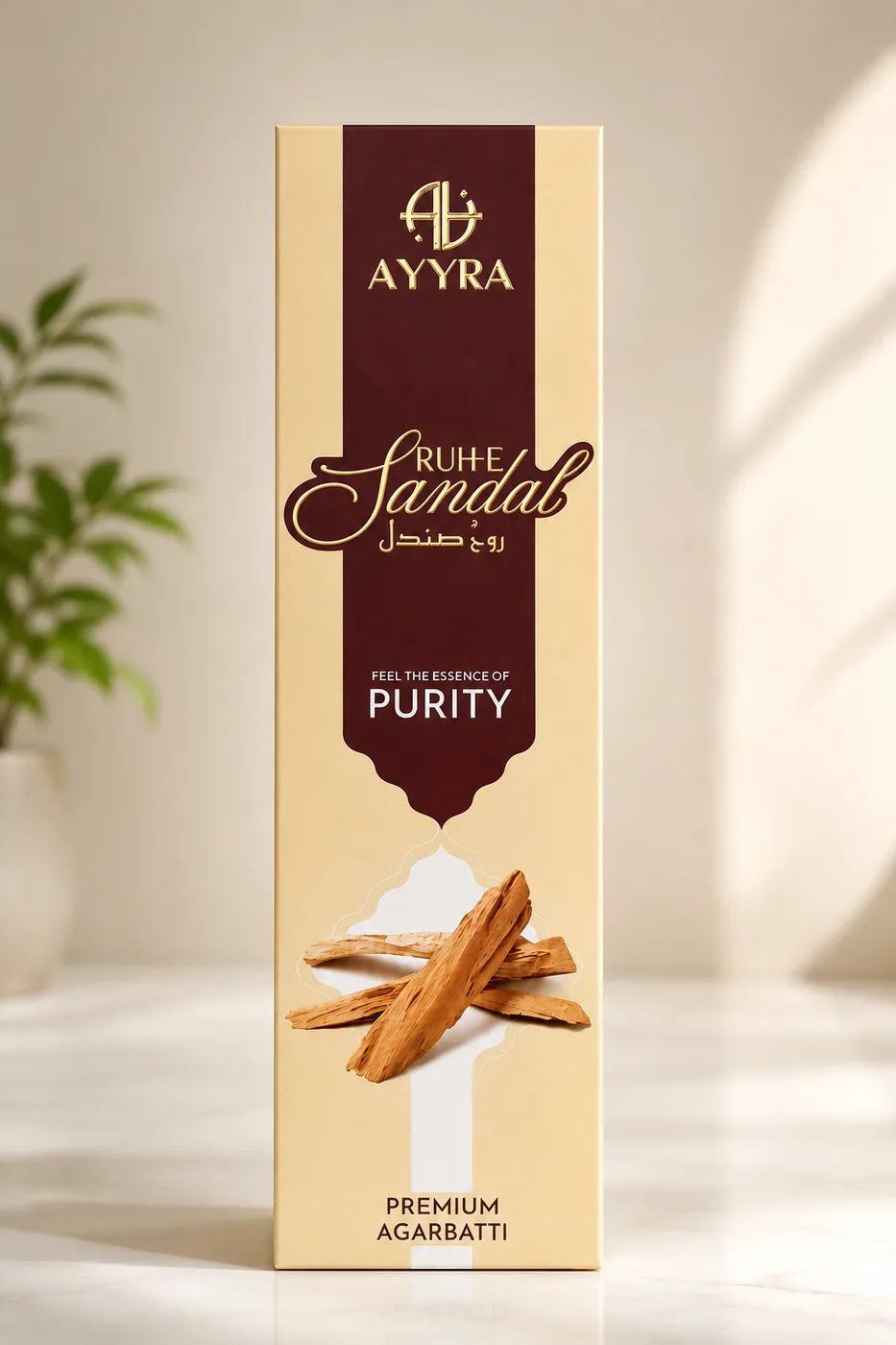 Ruh-e Sandal, in its bottle.