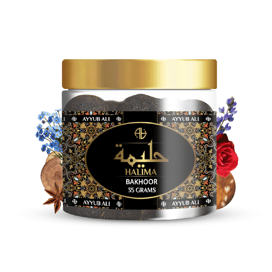 Halima, in its bottle.